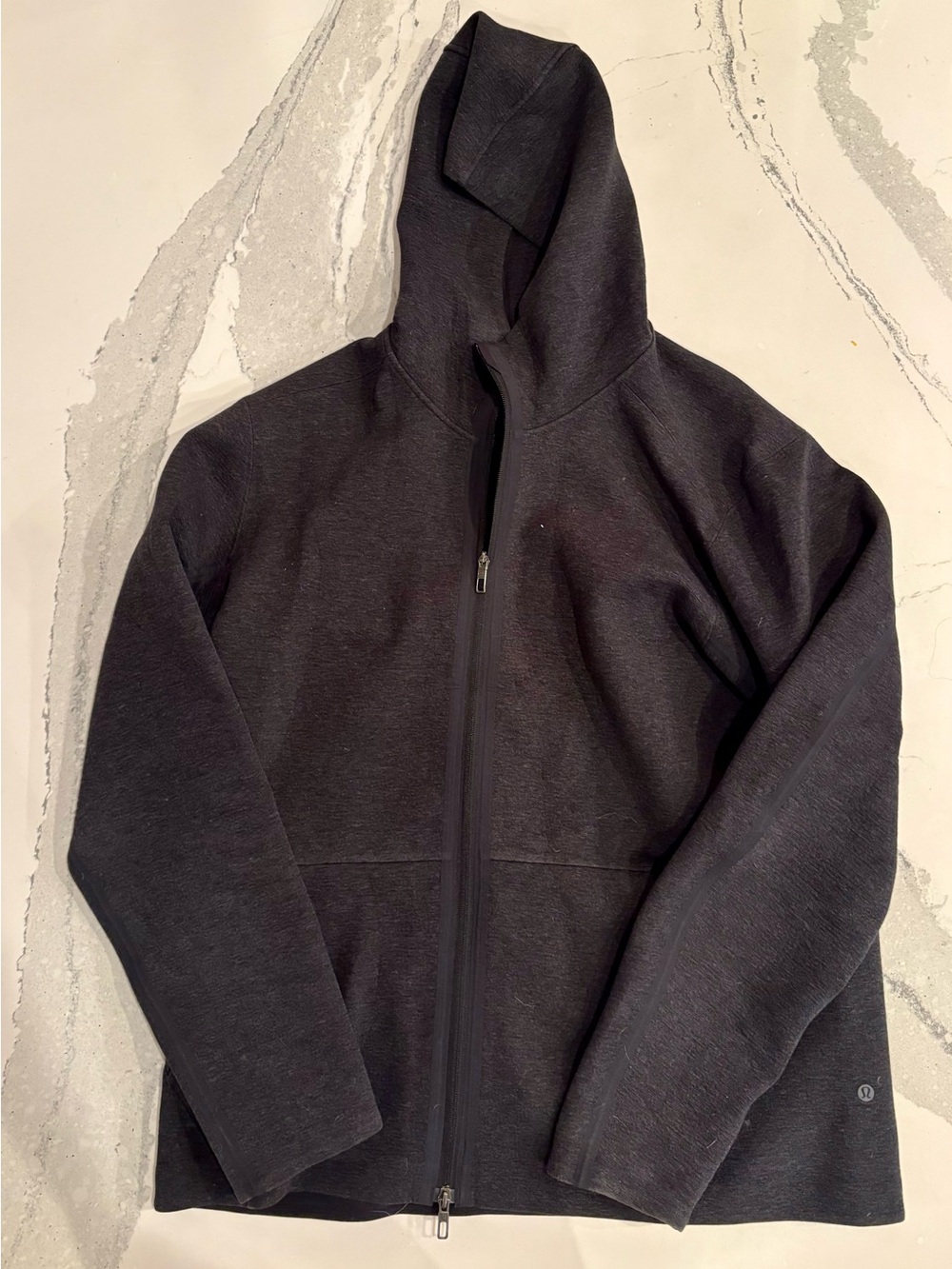 lululemon athletica Men's Dark Charcoal Full-Zip Hoodie